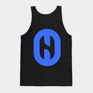 N + E - Letter A to Z Text Collection blue Colour Tank Top